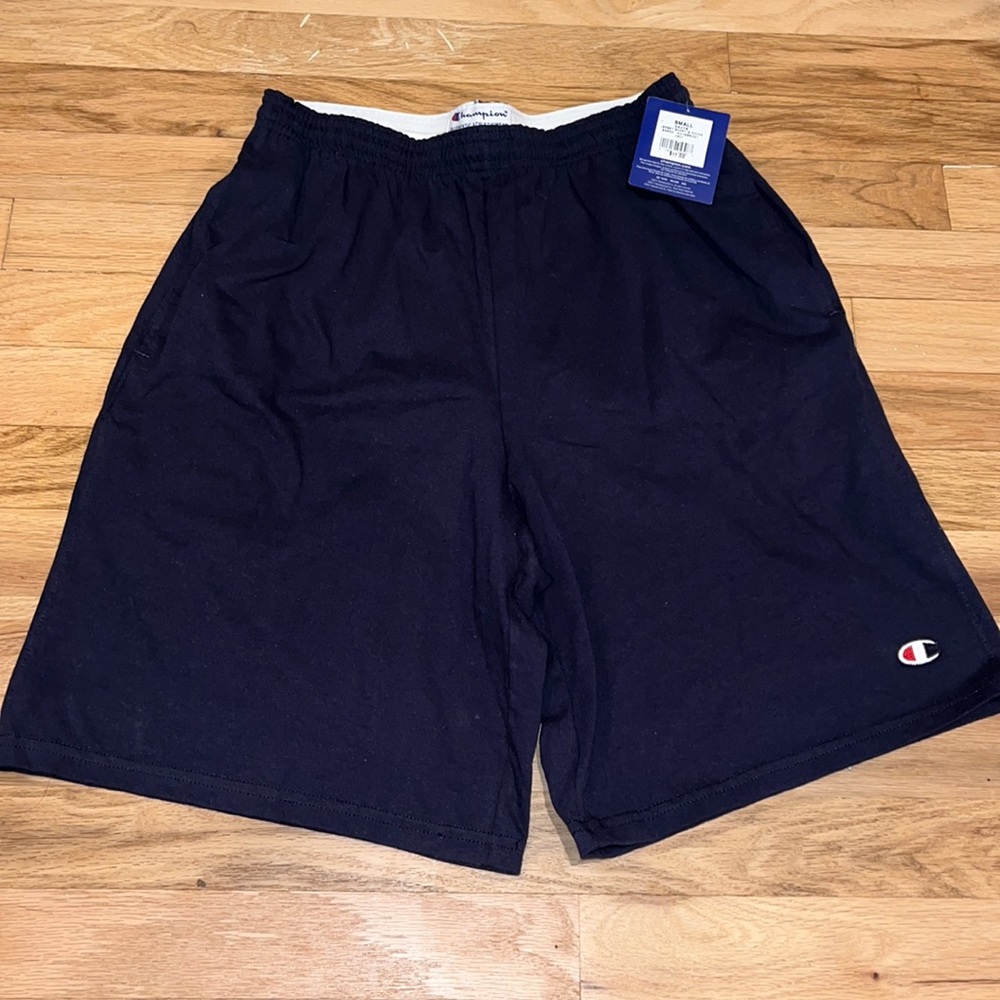 NWT | CHAMPION | Navy | Jersey Short w/ Pockets | Small